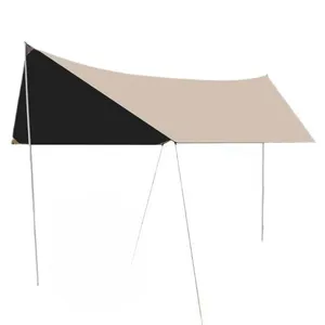 Открытый кемпинговый брезент, тент, ветрозащитный солнцезащитный навес, утолщенный навес, винил, для отдыха, переносные легкие палатки для кемпинга