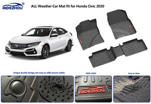Alfombrilla de Piso 5D TPV Resistente a la Intemperie para HONDA CIVIC 2016 - Product Image 3
