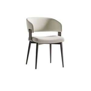 Nuevo respaldo Foshan Light Luxury Metal Steel Modern Home High-end Nordic Hotel Restaurant Chair - Product Image 6