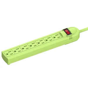 Factory Price Portable 6 Outlet Surge Protector Power Strip For Home Appliances
