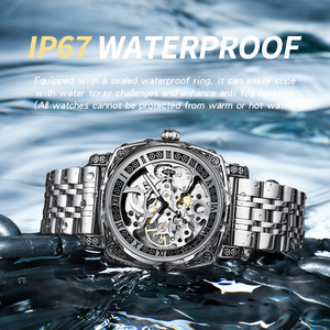 <span class=keywords><strong>Montre</strong></span> mécanique de luxe <span class=keywords><strong>gravée</strong></span> BINBOND pour homme, style business, lumineuse, résistante à l'eau 30M, <span class=keywords><strong>montre</strong></span>-bracelet précise - Product Image 4