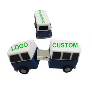 Clé USB en PVC en forme de dessin animé 3D personnalisée pour voiture, 4 Go, 8 Go, 16 Go, 32 Go, clé USB haute vitesse pour enfants, cadeau, promotion de marque - Product Image 1