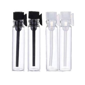 Wholesale 0.5ml 1ml 2ml 3ml Glass Tester Bottle <b>Perfume</b> Sample Vials <b>Mini</b> Glass Tubes with Plastic Stick - Product Image 1