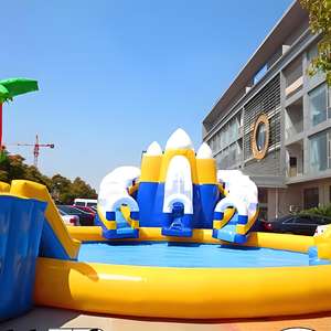 Plate-forme de surveillance de terrain de jeu <span class=keywords><strong>aquatique</strong></span> <span class=keywords><strong>gonflable</strong></span> de matériel résistant aux UV professionnel - Product Image 4