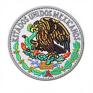 Parches Bordados Estilo <span class=keywords><strong>Mexicano</strong></span> para Ropa, Mochilas, Zapatos, Sombreros y Accesorios, con Cierre de Velcro, Más Vendidos - Product Image 4
