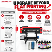 Imprimante DTF UV Kenteer 60 cm à 3 têtes I3200, machine d'impression de stickers et étiquettes en rouleau