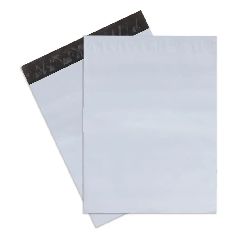 Low MOQ eco friendly courier recycled white bags shipping package envelope poly mailer mailing polymailer bag