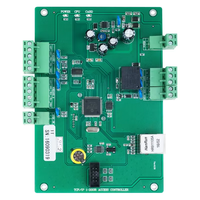 Profesyonel 2 kapı Wiegand 26Bit 34Bit 66Bit TCP IP ağ erişim kontrol paneli kurulu yazılımı ile
