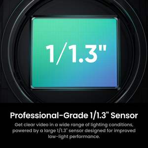 Cámara Web PTZ Insta360 Link 2 Pro 4K para PC/Mac con Sensor de 1/1.3'', Seguimiento IA en Baja Luz, HDR, Micrófonos Direcionales con Cancelación de Ruido - Product Image 4