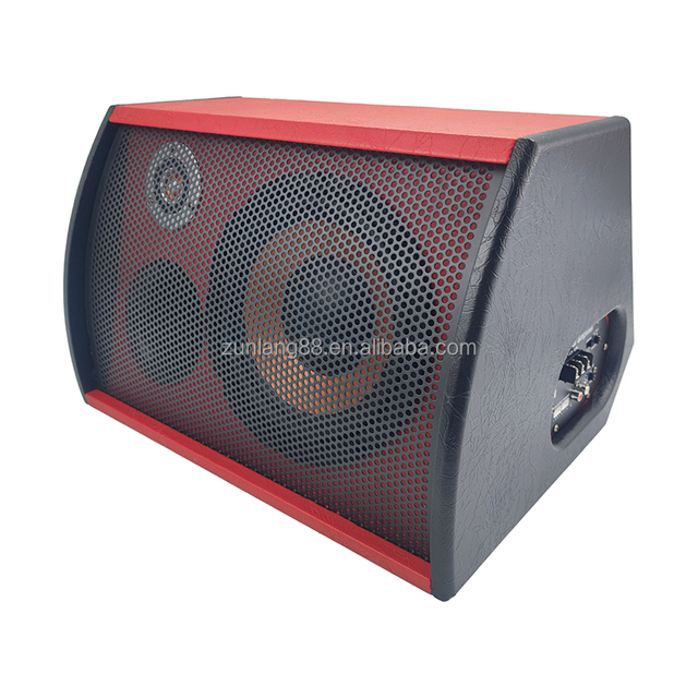 Built in Amplifier Car Subwoofers 10 Inch Enclosure SVC Speaker RMS 90W Leather 10"  Car Active Subwoofer Sound Car Speakers Box