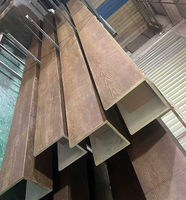 Poutres en bois imitation PU, poutres en polyuréthane, poutres décoratives en bois pour plafond