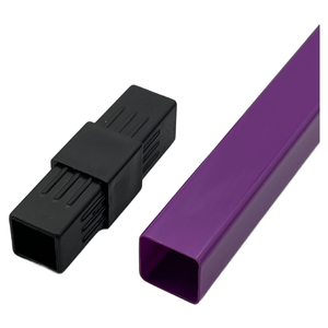 Connecteurs de tubes carrés en plastique sur mesure avec épaisseur de paroi de 1 <span class=keywords><strong>mm</strong></span>, raccords de tuyauterie multiples à coins carrés - Product Image 3