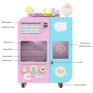 <span class=keywords><strong>Machine</strong></span> à Barbe à Papa Automatique Creatfun CT-503-3 Sans Fil Électrique 110/220V pour Parc d'Attractions - Vente Chaude - Product Image 3