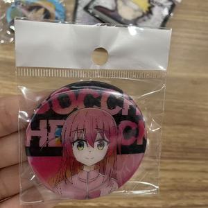 3d תנודת צוואר תנועתיות הפוך אנימה, מחזיק מפתחות מתכת/שקית oem מותאם אישית עמיד למים אנימה תג/סיכות - Product Image 4