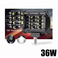 Mini 4 pouces Quad Row LED Work Light 18W 36W 12V 24V Spot Light pour camion Offroad Wholesale