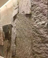 Panneaux de revêtement mural 3D en pierre naturelle, blocs de calcaire beige brut fendus, dalles et tuiles à finition naturelle, aspect roche brisée