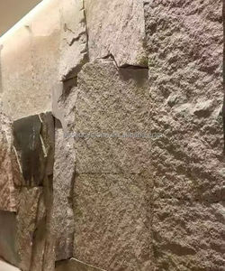 Panneaux de revêtement mural 3D en pierre naturelle, blocs de calcaire beige brut fendus, dalles et tuiles à finition naturelle, aspect roche brisée - Product Image 6