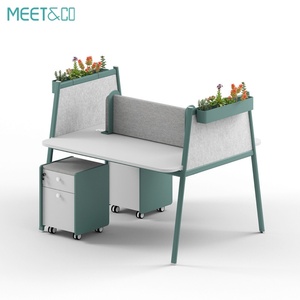 Luxury Modern Office Modular Workstation Desk 4-8 Person Seater Stylish Office Furniture Staff Partition for Office Building - Product Image 5