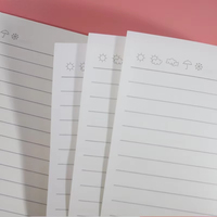 Carnet de notes à spirale vierge pour sublimation, couverture en papier blanc format A4 A5, en stock