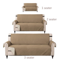 Housse de canapé universelle tout temps pour salon, lavable, en polyester, résistante à la saleté, imperméable, antidérapante, coussin pour animaux de compagnie