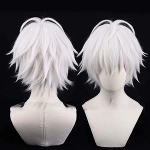 Disfraz <span class=keywords><strong>de</strong></span> Cosplay para Hombre Adulto <span class=keywords><strong>de</strong></span> Anime Division <span class=keywords><strong>Rap</strong></span> Battle Hypnosis SAMATOKI AOHITSUGI o Peluca Blanca IDOL-012 - Product Image 5