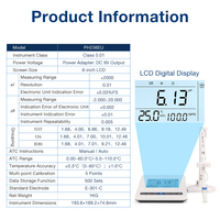 Nouveautés : pH-mètre de laboratoire numérique de table avancé (-2.00 ~ 20.00 pH)