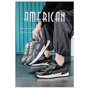 Zapatillas Deportivas Blancas de Verano para Hombre, Transpirables, con Suela Gruesa, Cierre de Cordones, Versátiles para Skateboarding - Product Image 5