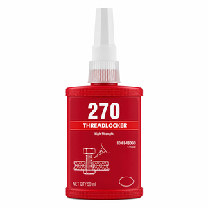 High-strength, general-purpose threadlocker for all metal-threaded assemblies This high-strength threadlocker permanently - Product Image 1