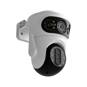 Caméra extérieure <span class=keywords><strong>moins</strong></span> chère 1080P WIFI IP sans fil double objectif 8MP Ptz caméra cctv double boule détection de suivi automatique - Product Image 5