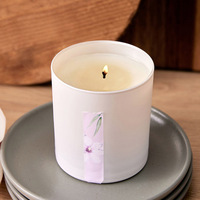 8oz 10oz emballage personnalisé de haute qualité guérison cire naturelle de luxe à la main parfums forts bougies de cire de soja d'aromathérapie