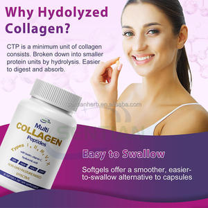 Complément Alimentaire en Vrac Gélules de Peptides de Collagène Marin Pur Protéine Poudre de Collagène de Poisson Hydrolysé Biotine Vitamine C pour le Visage - Product Image 2