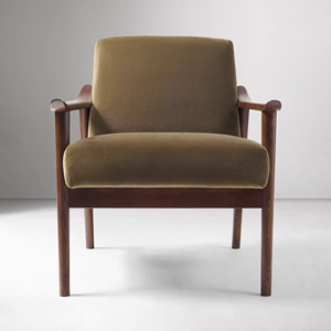 Canapé de style nordique moderne confortable avec cadre en bois massif, <span class=keywords><strong>fauteuil</strong></span> de loisirs, <span class=keywords><strong>fauteuil</strong></span> en bois <span class=keywords><strong>pour</strong></span> salon - Product Image 2