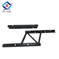 Table basse B08-1 réglable avec mécanisme de levage lisse Métal durable Réglage pratique de la hauteur Meubles d'hôtel réutilisables