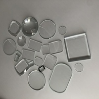 Verre trempé blanc flotté plat 1mm 2mm 3mm