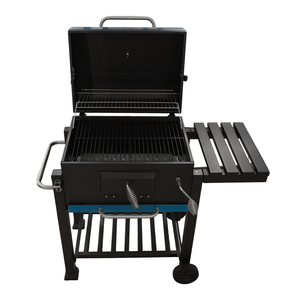 Griglia Barbecue Moderna da Giardino Grande per Patio, Griglia <span class=keywords><strong>BBQ</strong></span> a Carbone <span class=keywords><strong>in</strong></span> <span class=keywords><strong>Ghisa</strong></span> per Feste all'Aperto, Pieghevole con Altezza Regolabile e Doppio Tavolo - Product Image 4