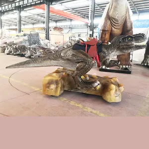 Dinosaurio de juguete realista para niños, parque de atracciones de dinosaurios para pasear - Product Image 6
