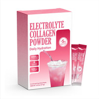 Boisson Électrolytique OEM Instantanée Sans Sucre pour Sportifs, Suppléments Directs, Collagène, Électrolytes, Vitamines, Poudre Rose