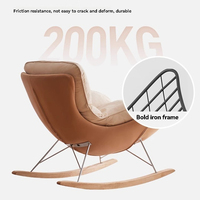 Fauteuil inclinable simple XTSFY-01, chaise à bascule moderne en cuir PU, mobilier extensible pour villa, salle de sport, appartement, hôtel, salon