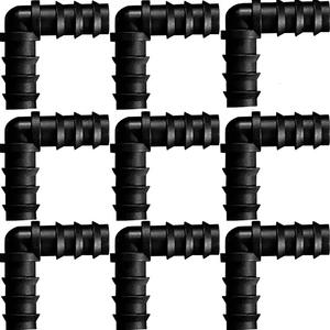 Conector de Codo para Tubería de 16PE, Negro, Giro de 90 Grados, para Sistema de Riego por Goteo, Uso Agrícola e en Invernaderos - Product Image 5