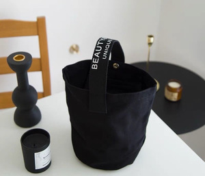 Thời Trang Mới Biểu Tượng Tùy Chỉnh Màu Đỏ Màu Đen Giản Dị Đa Năng Mini Túi Xách Tay Ăn Trưa <span class=keywords><strong>Tote</strong></span> <span class=keywords><strong>Canvas</strong></span> Xô Túi - Product Image 4