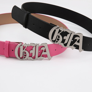 <span class=keywords><strong>Ceinture</strong></span> en cuir PU classique 2025, marques de mode, ceintures Y2K, ceintures en cuir pour hommes et femmes - Product Image 1