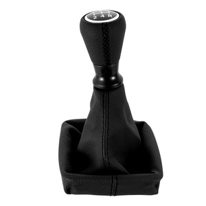 Poignée de levier de vitesses en cuir pour Peugeot 206 406, 5 vitesses, ergonomique - Product Image 4