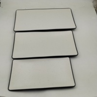 Vente en gros directe de plaque de présentation en mélamine rectangulaire vaisselle en plastique non cassable pour hôtels et restaurants commerciaux
