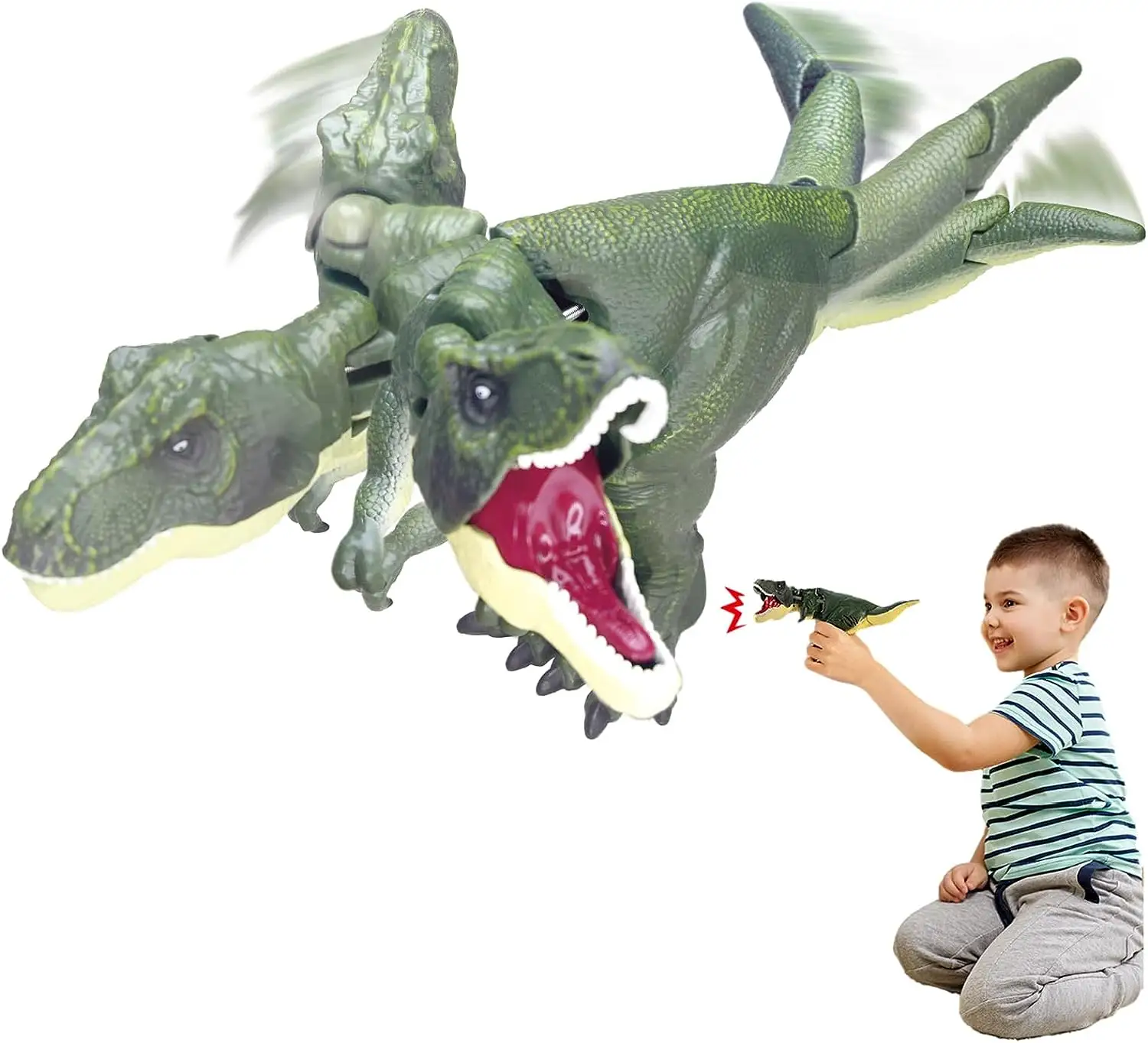 EPT 2023 Tiktok Dinosaurio Juguuete Sunsmile Le Trigger The T Rex Juguete Toy Electric T Rex Grabber Dinosaur Toy