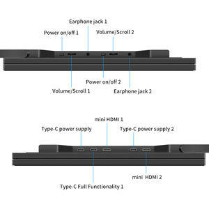 16นิ้ว100% จอคู่พับได้แบบ C หมุนได้พับได้ชนิด C แสงสีฟ้าต่ำจอแสดงผลแบบคู่จอภาพแบบพกพาหน้าจอ - Product Image 6