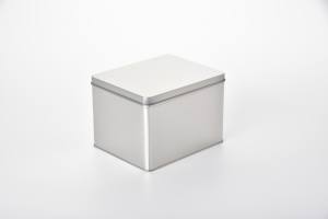 Boîte décorative carrée en métal Boîte compacte en métal pour le stockage des cadeaux Re 180X146X125 - Product Image 4