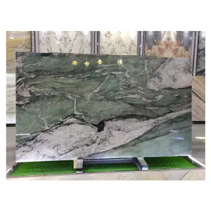 Nuevo Forever Stone Green cuarcita piedra mármol Patagonia losas verdes para decoración de Villa diseño de mesa de cocina