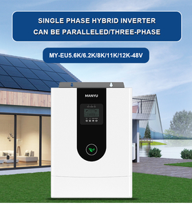 ระบบไฮบริดพลังงานแสงอาทิตย์แบบขนาน EU 220V 48V 6.2kw 8kw 10kw 12kw สำหรับใช้ในบ้าน ระบบออฟกริด ไฟฟ้าเฟสเดียว - Product Image 2