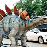 Modèle de dinosaure animatronique réaliste sur mesure, petit format, étanche, pour usage intérieur/extérieur, idéal pour les aires de jeux, les garderies et les centres commerciaux
