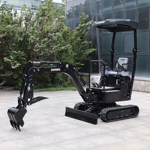 Mini-excavatrice de 0,8 à 2,0 tonnes, petite excavatrice sur chenilles avec moteur EPA, excavatrice compacte pour l'utilisation dans les jardins et les fermes - Product Image 4